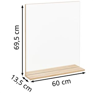 Produktbild für Wandspiegel Fackelmann 84639, rechteckig