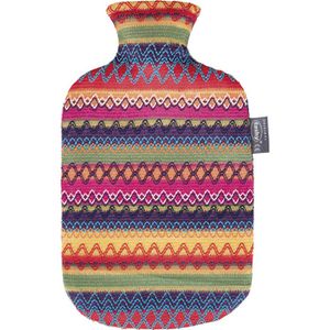 Wärmflasche Fashy Peru-Design 6757, 2 Liter