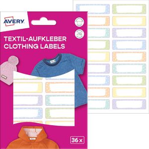 Namensetiketten Zweckform ETVET36M, 6 Pastellfarben