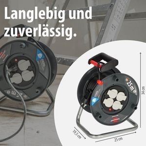 Produktbild für Kabeltrommel Brennenstuhl Garant, 25m