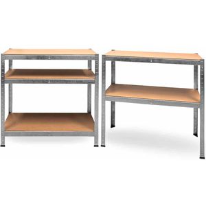 Produktbild für Schwerlastregal Monzana 106181, 5 Holzböden
