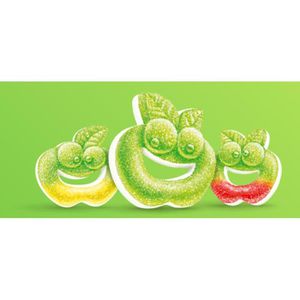 Produktbild für Fruchtgummis Nimm2 Lachgummi Apfellinge
