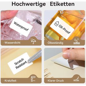 Produktbild für Thermoetiketten Niimbot A2A88358101, weiß