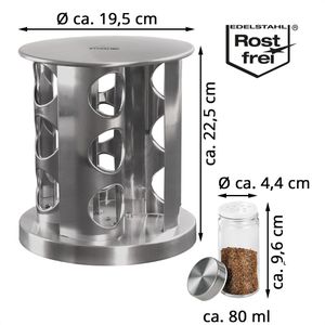 Produktbild für Gewürzkarussell STONELINE 16968, drehbar