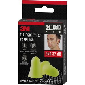Produktbild für Ohrstöpsel 3M E-A-Rsoft FX EARFX-5, SNR 37 dB