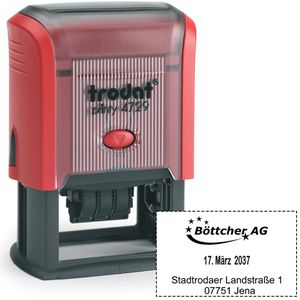 Produktbild für Datumstempel Trodat Printy 4729, schwarz, selbstfärbend
