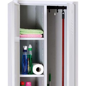 Produktbild für Mehrzweckschrank G-Office CLC/HD.1880, abschließbar, lichtgrau