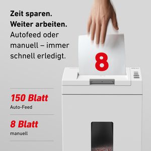 Produktbild für Aktenvernichter Ideal 82919111 Shredcat 8291 CC, mit Rollen