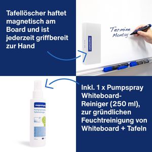 Produktbild für Tafelreiniger Magnetoplan 12299M, Set