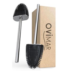 WC-Bürste ovimar Ersatzbürste Omofyr, silber