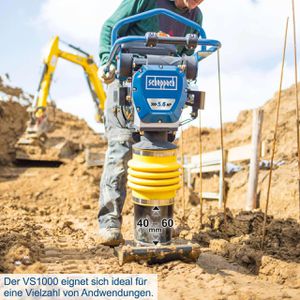 Produktbild für Vibrationsstampfer Scheppach VS1000, Benzin
