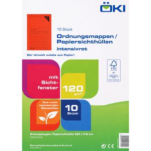 Produktbild für Sichtmappen ÖKI 61532, Ordo-Mappen, mit Sichtfenster, A4