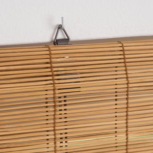 Produktbild für Rollo Liedeco Bambus, lichtdurchlässig, kirschbaum