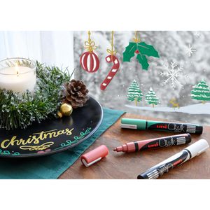 Produktbild für Kreidestifte uni-ball chalk PWE-5M, weiß