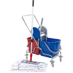 Reinigungswagen Böttcher-AG Set 9-teilig, Doppelfahrwagen
