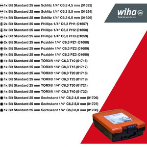Produktbild für Bitset Wiha Standard, 26252, 7979-01