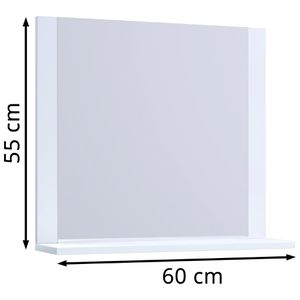Produktbild für Wandspiegel VCM Lendas 915163, rechteckig
