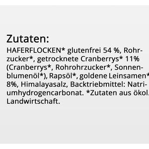 Produktbild für Kekse Hammermühle Simply Seeds Cranberry, BIO