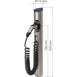 Produktbild für Wallbox Hesotec electrify eSat r20 Smart, schwarz