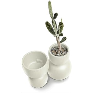 Produktbild für Übertopf Ethick Duala TDS40, sand, Ø 40 x 61 cm