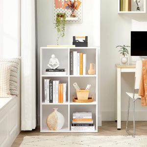 Produktbild für Bücherregal Vasagle LBC203D, weiß