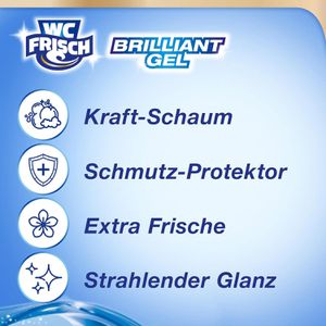 Produktbild für WC-Duftspüler WC-Frisch Brilliant Gel, Alpine Lake