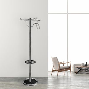 Produktbild für Garderobenständer Kerkmann Roma, 6229 silber