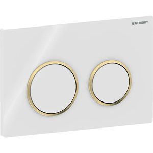 Produktbild für Betätigungsplatte Geberit Omega20, aus Kunststoff, für WC