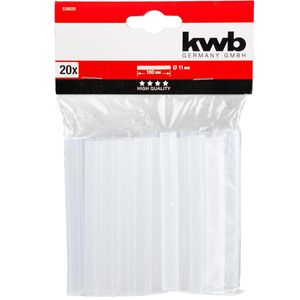 Heißklebesticks kwb 539020, transparent
