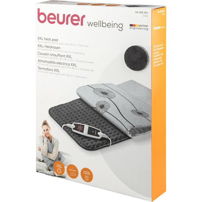 Beurer Heizkissen HK 125 Cosy XXL elektrisch, alle Körperbereiche, grau