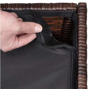 Produktbild für Gartenbox CASARIA 108954, aus Polyrattan