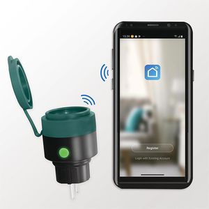 Produktbild für Smart-Steckdose LogiLink SH0100, für außen