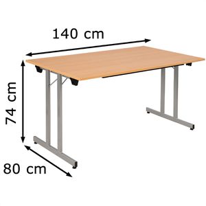 Produktbild für Klapptisch Sodematub TPMU148HA, aus Holz
