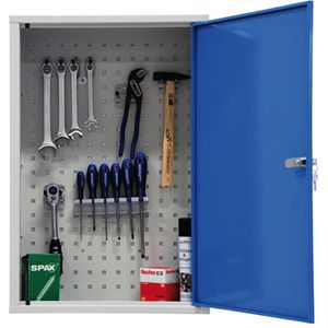 Produktbild für Werkzeugschrank ADB 52601, aus Metall, grau / lichtblau