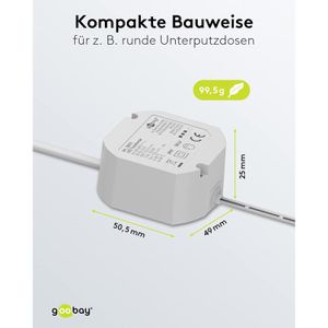 Produktbild für LED-Trafo Goobay 59575, IP67 wasserdicht für außen