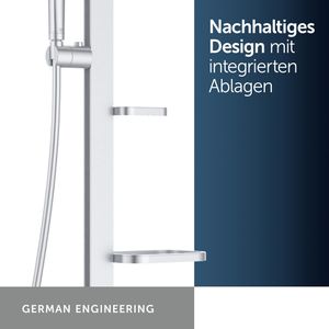 Produktbild für Duschsystem Ideal-Standard Ceratwist Alu+ BD585SI, silber
