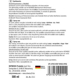 Produktbild für Lackversiegelung RotWeiss Sprühwachs