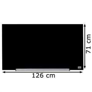Produktbild für Glas-Magnettafel Nobo 1905181, Diamond Widescreen, 2 Magnete