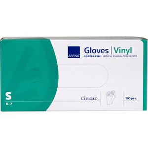 Produktbild für Einmalhandschuhe Abena Classic, transparent, 100 Stück