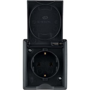 Produktbild für Steckdose REV-Ritter AquaForm, IP44, Aufputz