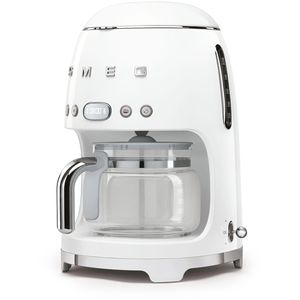 Produktbild für Kaffeemaschine Smeg DCF02WHEU 50er Retro Style, mit Glaskanne