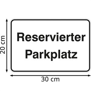 Produktbild für Parkplatzschild SafetyMarking aus Aluminium