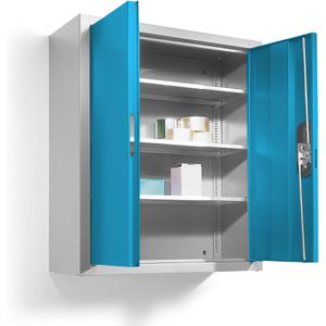 Produktbild für Werkzeugschrank CP-Möbel 134013-22, Metall, grau / lichtblau