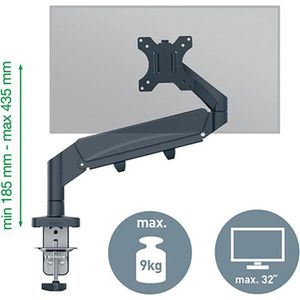 Produktbild für Monitorhalterung Leitz Ergo 64890089, VESA 75x75 &amp; 100x100 mm