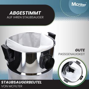 Produktbild für Staubsaugerbeutel McFilter DSM 37, 10 Stück