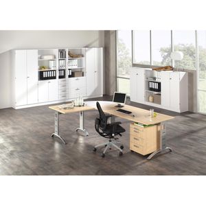 Produktbild für Kombischrank Hammerbacher H-Serie, weiß