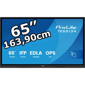 Digital-Signage Iiyama ProLite TE6513A-B3AG, 64,5 Zoll