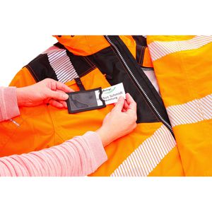 Produktbild für Arbeitsjacke Portwest PW3 Hi-Vis Regenjacke, T400