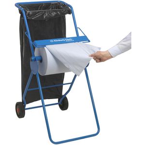 Produktbild für Putztuchrolle Wypall X60, 8371, aus Vlies, blau