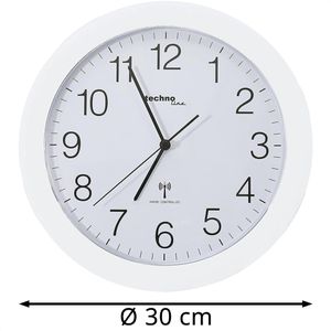 Produktbild für Wanduhr Technoline WT 8000, Kunststoff, analog, Funkuhr
